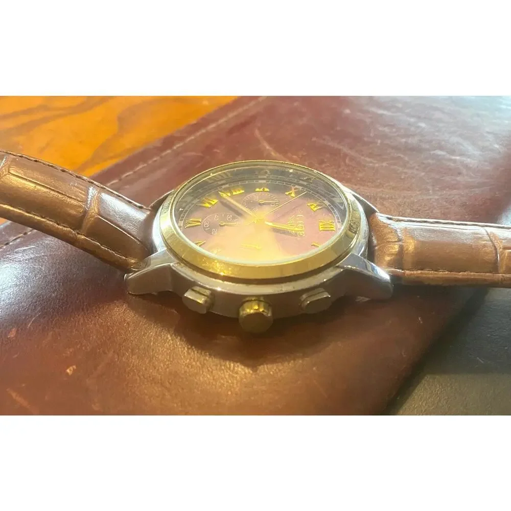 Men's 43mm Silver Tone Lige Watch, 6181WM1,  Date Window